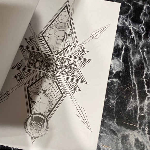 (2)DISNEY MARVEL Black Panther Wakanda Forever Advanced Coloring & Sticker Books - Picture 5 of 7